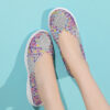 Elastic Knitted Slip On Loafer Sneakers