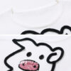 Crew Neck Cute Pig Tee Sweater T-Shirt Top